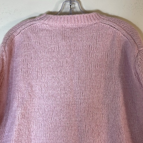 Boho Vince Brushed Alpaca & Wool Blend Sweater. Large - Picture 11 of 13